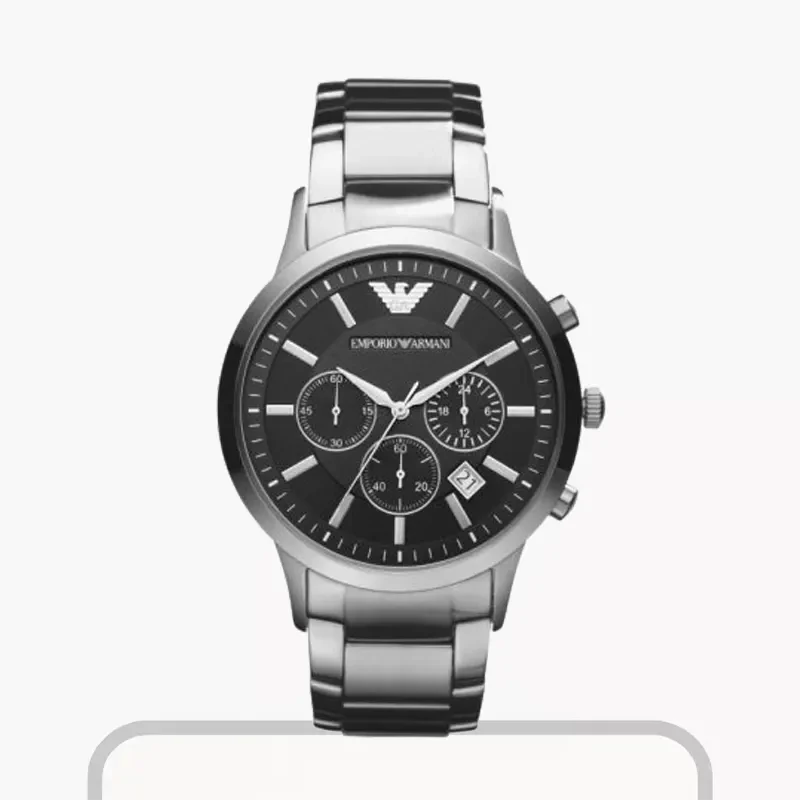 Emporio Armani Renato Chronograph Black Dial Men's Watch | AR2434